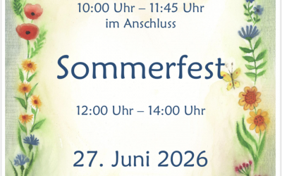 Unser Sommerfest & Verabschiedung 12. Klasse am 27. Juni
