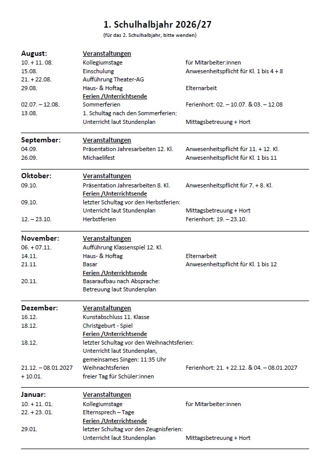 Kreislauf Jahresfeste